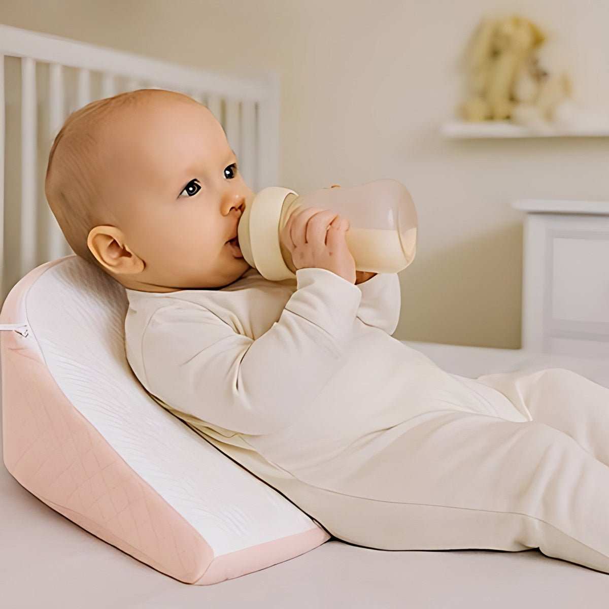 Plan incliné bébé nouveau-né position sécurisée sommeil