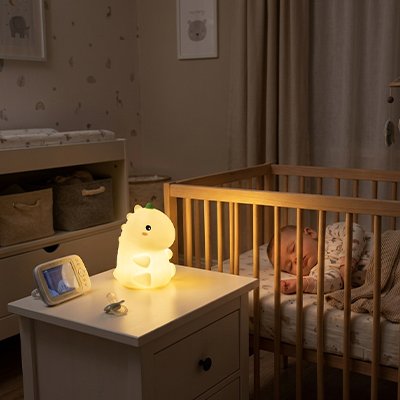 Veilleuse dinosaure rechargeable USB chambre bébé nuit