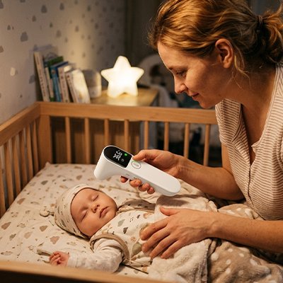 Comment savoir si bébé a de la fièvre la nuit ?