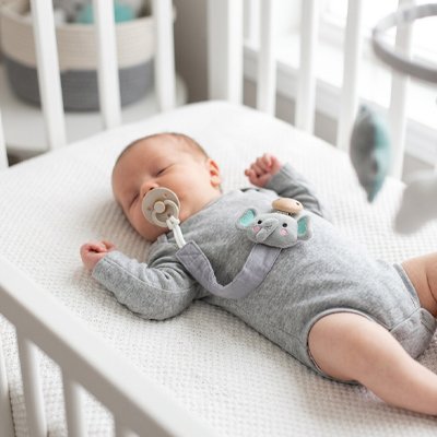 Attache tétine bébé silicone douce