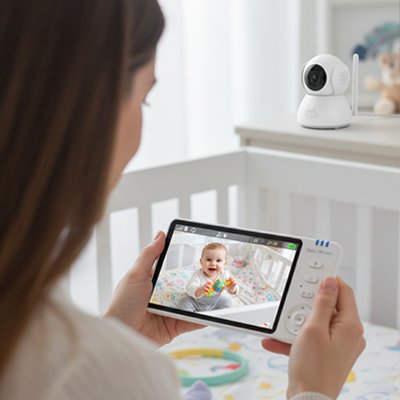 Caméra surveillance bébé détection mouvement alertes smartphone