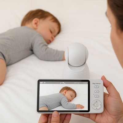 Caméra bébé vision nocturne HD surveillance WiFi - Bébé Petit Nuage