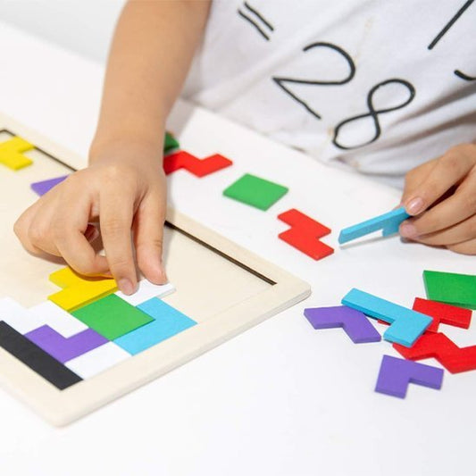 Casse tête en bois | Artisanal Premium - Jeu Math