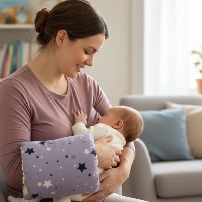 Coussin allaitement bébé position optimale