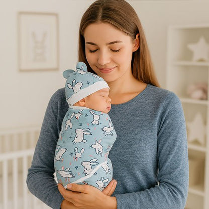 Couverture emmaillotage bébé confortable sécurisé