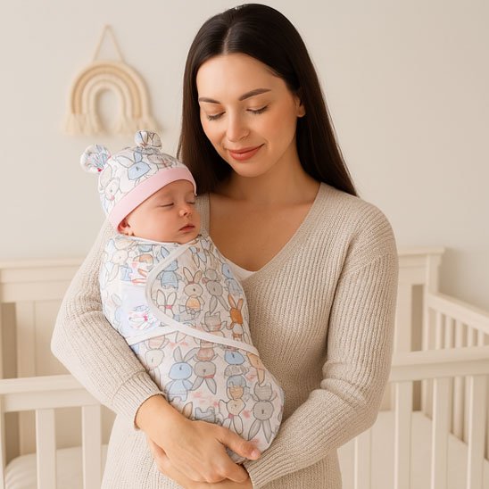 Couverture emmaillotage bébé nouveau-né douce