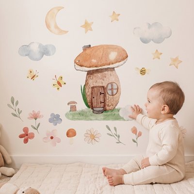 Décoration murale chambre bébé thème forêt enchantée - Bébé Petit Nuage