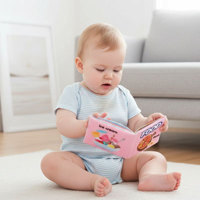 Livre bebe en tissus