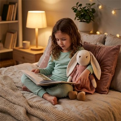 Poupée lapin cadeau de naissance en tissu