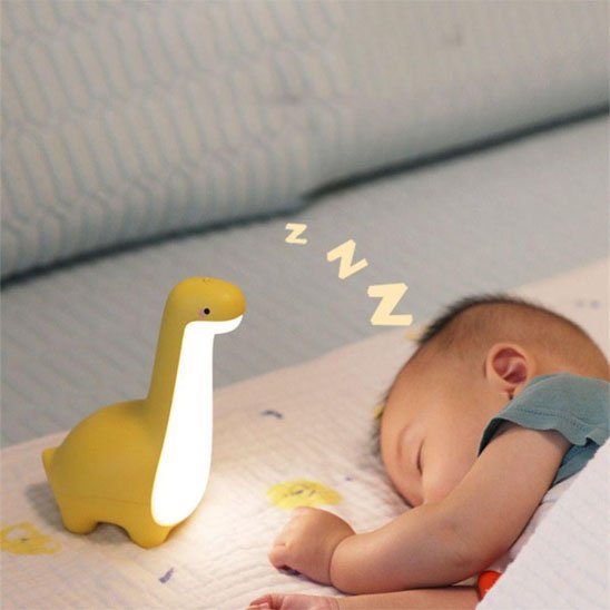 Veilleuse bébé dinosaure - lumière douce chambre bébé - Bébé Petit Nuage
