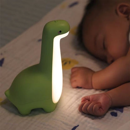 Veilleuse bébé dinosaure silicone - bébé endormi - Bébé Petit Nuage
